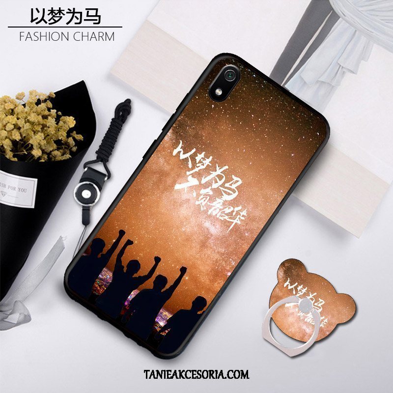 Etui Xiaomi Redmi 7a Anti-fall Mały Telefon Komórkowy, Futerał Xiaomi Redmi 7a Moda Czarny All Inclusive Beige