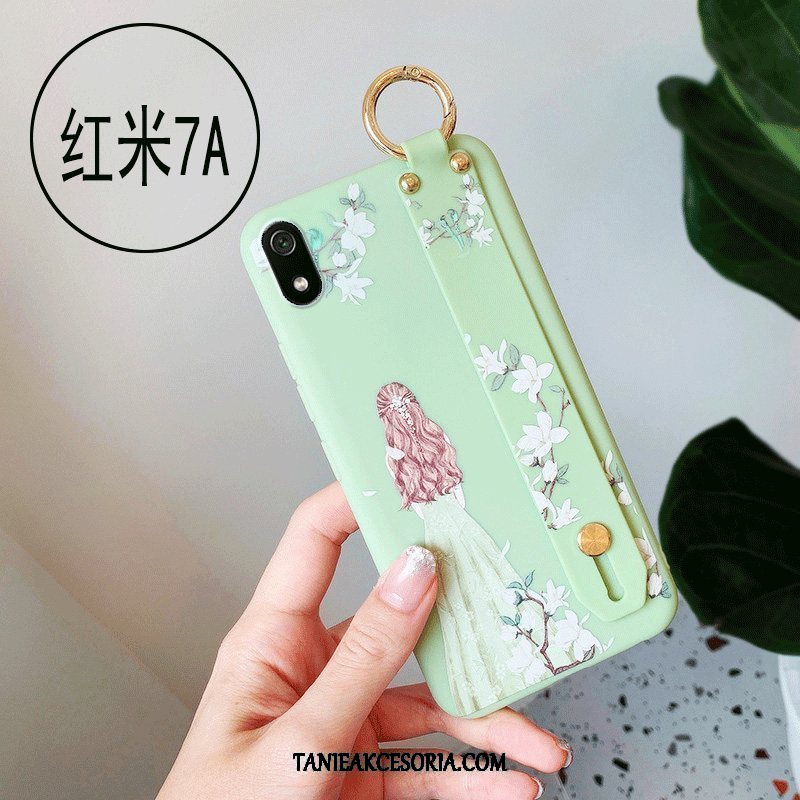 Etui Xiaomi Redmi 7a Anti-fall Osobowość Telefon Komórkowy, Obudowa Xiaomi Redmi 7a Różowe All Inclusive Silikonowe Beige