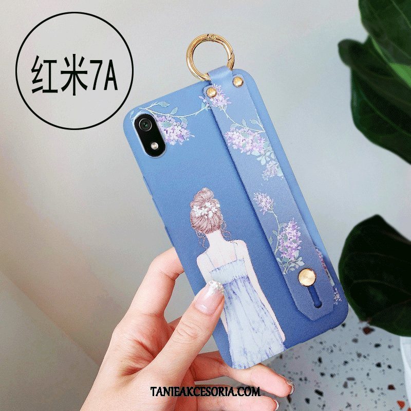 Etui Xiaomi Redmi 7a Anti-fall Osobowość Telefon Komórkowy, Obudowa Xiaomi Redmi 7a Różowe All Inclusive Silikonowe Beige