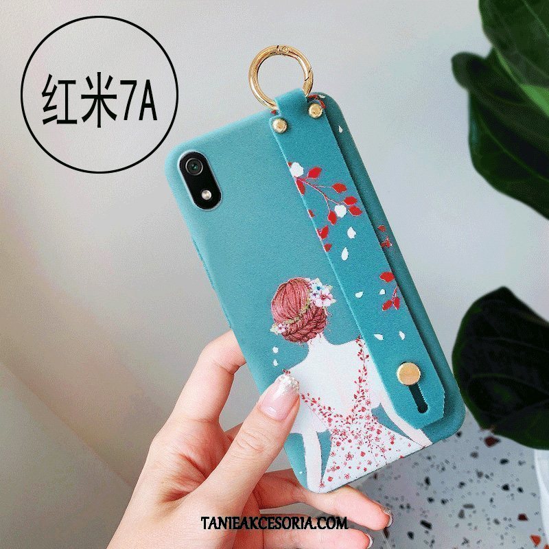 Etui Xiaomi Redmi 7a Anti-fall Osobowość Telefon Komórkowy, Obudowa Xiaomi Redmi 7a Różowe All Inclusive Silikonowe Beige