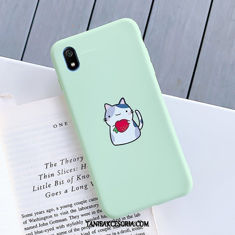 Etui Xiaomi Redmi 7a Czerwony Moda Anti-fall, Pokrowce Xiaomi Redmi 7a Ochraniacz Pu Osobowość Beige