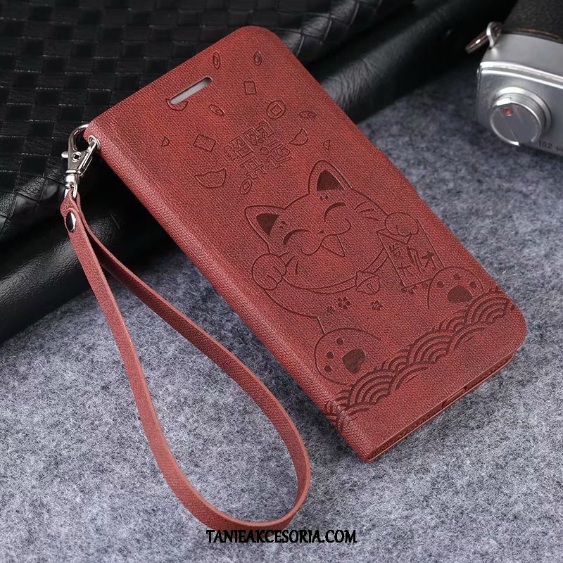 Etui Xiaomi Redmi 7a Czerwony Telefon Komórkowy Mały, Futerał Xiaomi Redmi 7a All Inclusive Bogactwo Ochraniacz Beige