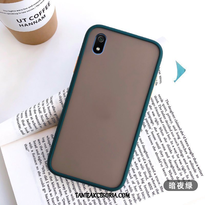 Etui Xiaomi Redmi 7a Mały Osobowość Kreatywne, Obudowa Xiaomi Redmi 7a Silikonowe Świeży Czerwony Beige