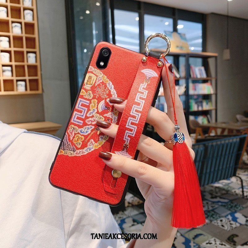 Etui Xiaomi Redmi 7a Zielony Chiński Styl Wiatr, Pokrowce Xiaomi Redmi 7a Telefon Komórkowy Anti-fall Czerwony Beige