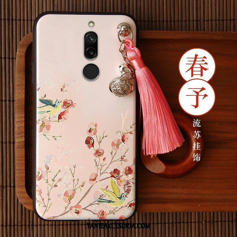 Etui Xiaomi Redmi 8 All Inclusive Z Frędzlami Zielony, Futerał Xiaomi Redmi 8 Anti-fall Telefon Komórkowy Relief Beige