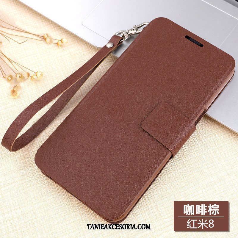 Etui Xiaomi Redmi 8 Niebieski Anti-fall Czerwony, Pokrowce Xiaomi Redmi 8 Skórzany Futerał Klapa Ochraniacz Beige