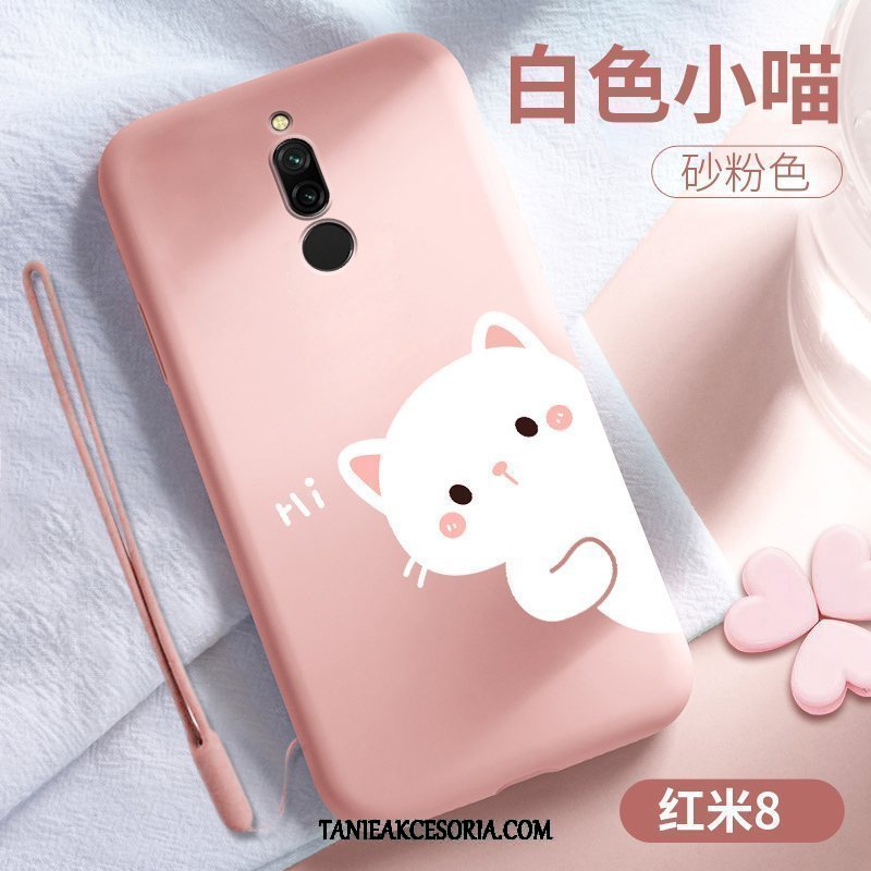 Etui Xiaomi Redmi 8 Piękny Telefon Komórkowy Mały, Futerał Xiaomi Redmi 8 Czerwony Silikonowe Anti-fall Beige