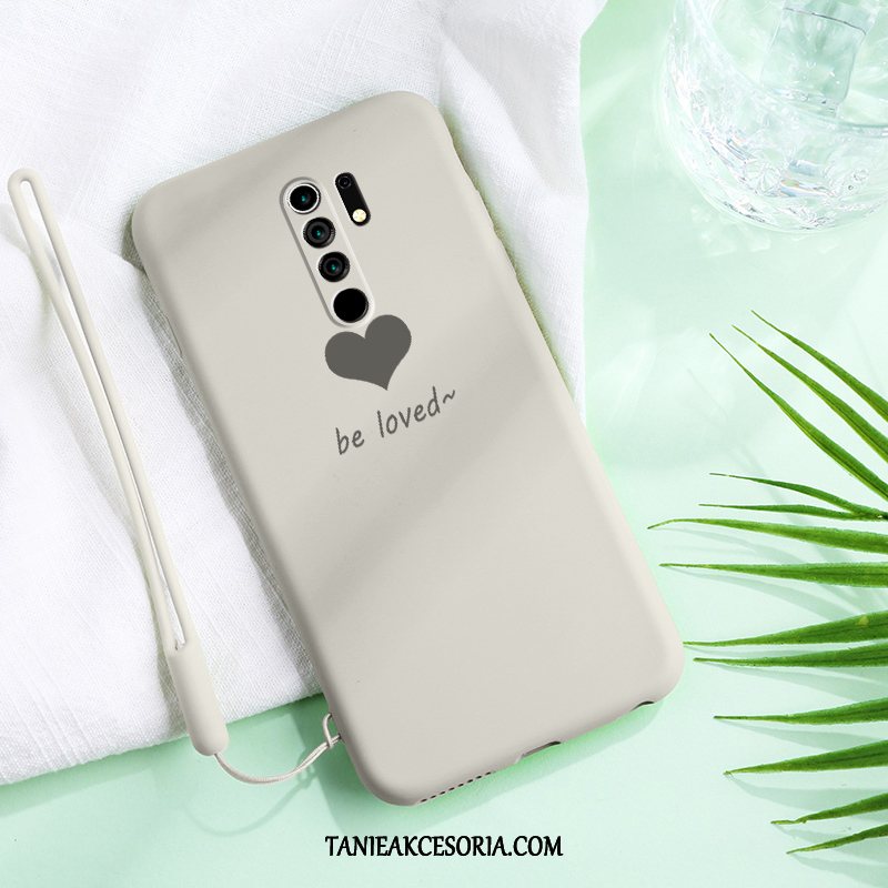 Etui Xiaomi Redmi 9 All Inclusive Miłość Wiszące Ozdoby, Obudowa Xiaomi Redmi 9 Miękki Cienkie Silikonowe Beige