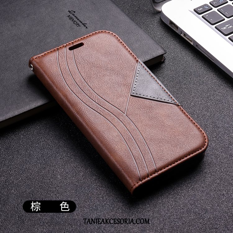 Etui Xiaomi Redmi 9 Eleganckie Składać Czarny, Pokrowce Xiaomi Redmi 9 Szary Biznes Kreatywne Beige