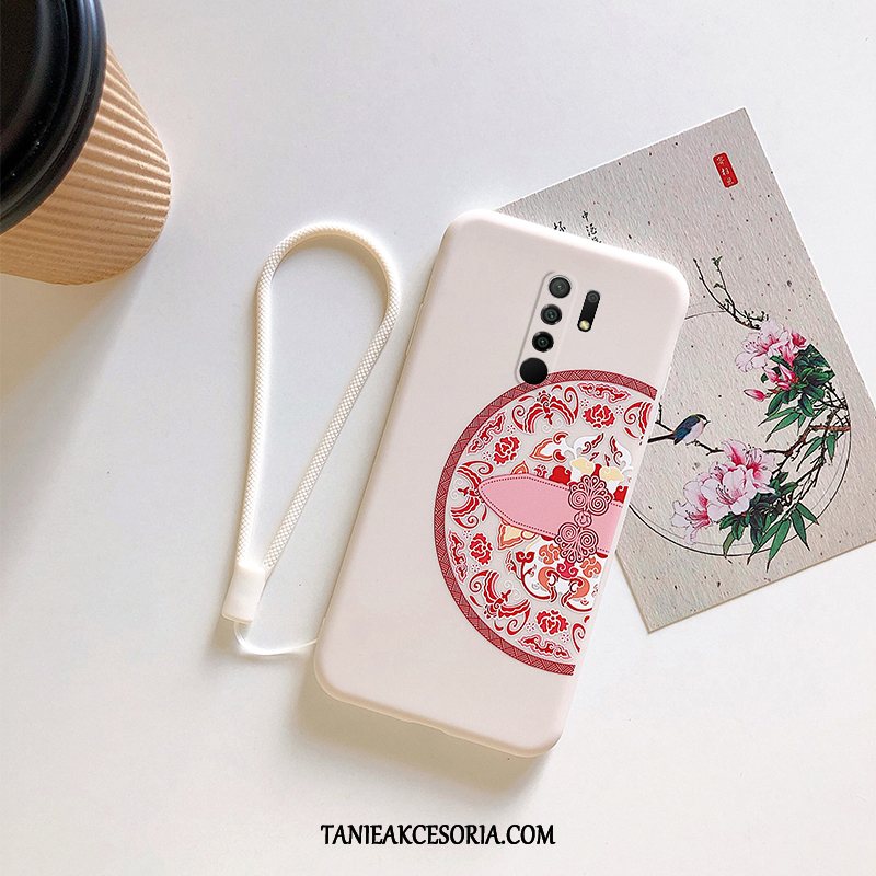 Etui Xiaomi Redmi 9 Miękki Kreatywne Silikonowe, Pokrowce Xiaomi Redmi 9 Relief All Inclusive Chiński Styl Beige