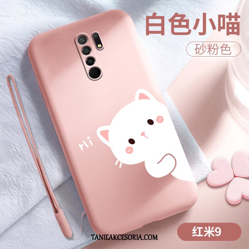 Etui Xiaomi Redmi 9 Niebieski Silikonowe Anti-fall, Pokrowce Xiaomi Redmi 9 Nowy Telefon Komórkowy Czerwony Netto Beige