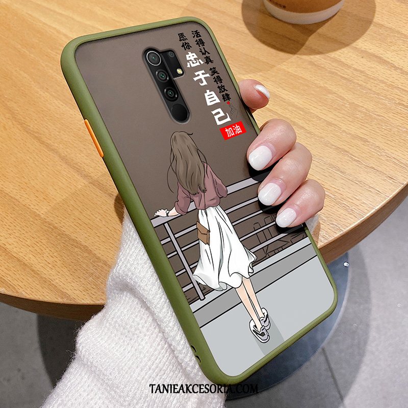 Etui Xiaomi Redmi 9 Silikonowe Anti-fall Mały, Futerał Xiaomi Redmi 9 Cienkie Telefon Komórkowy Trudno Beige