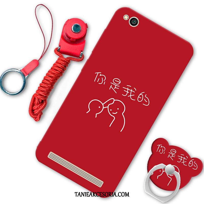 Etui Xiaomi Redmi Go Osobowość Biały Czerwony, Futerał Xiaomi Redmi Go Telefon Komórkowy Mały Miękki Beige
