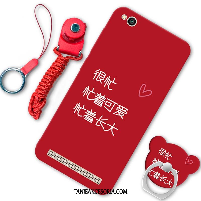 Etui Xiaomi Redmi Go Osobowość Biały Czerwony, Futerał Xiaomi Redmi Go Telefon Komórkowy Mały Miękki Beige