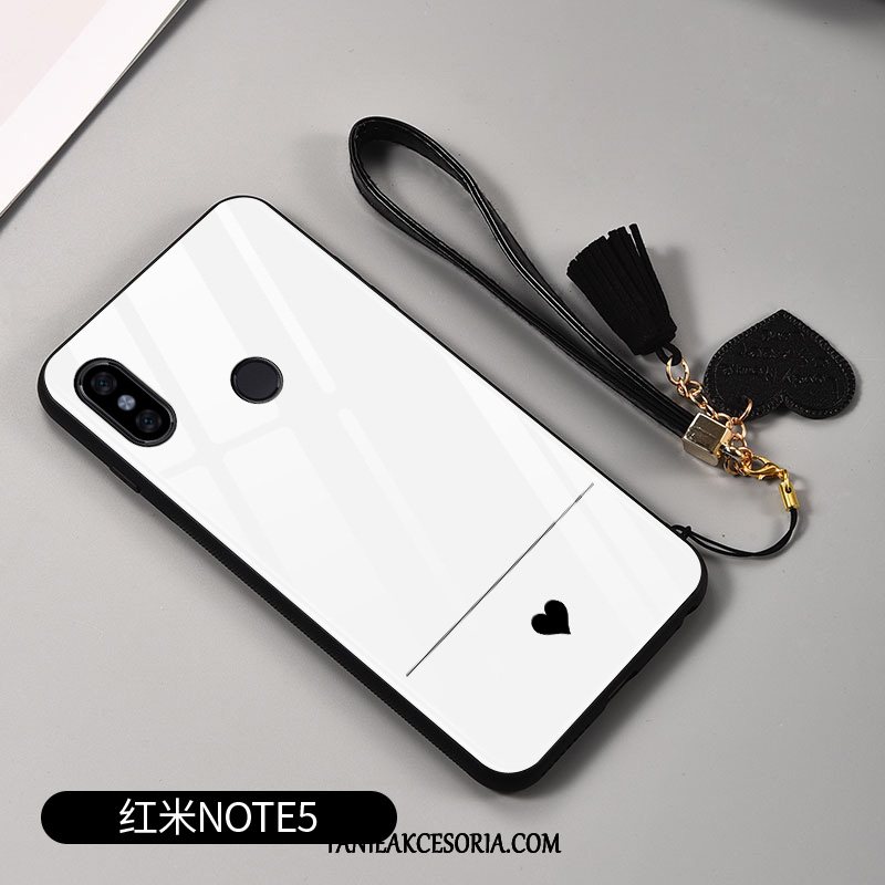 Etui Xiaomi Redmi Note 5 Anti-fall Proste Kreatywne, Futerał Xiaomi Redmi Note 5 Miłość Wiszące Ozdoby Mały Beige