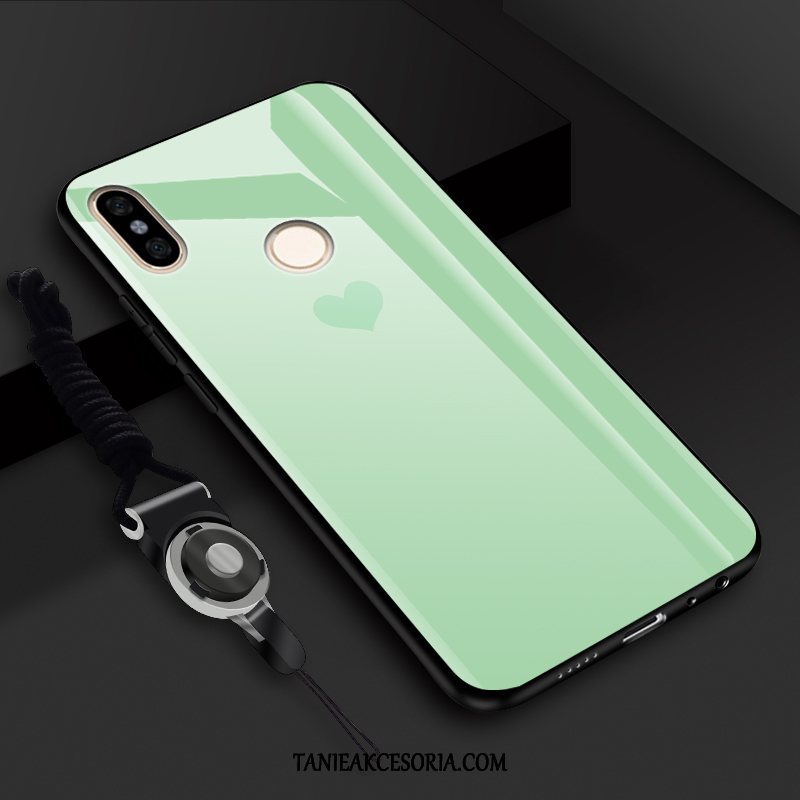 Etui Xiaomi Redmi Note 5 Mały Czerwony Czarny, Pokrowce Xiaomi Redmi Note 5 Miękki Szkło Ochraniacz Beige