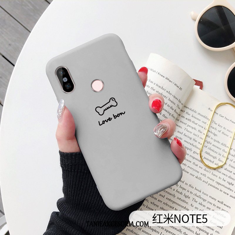 Etui Xiaomi Redmi Note 5 Osobowość Sztuka Proste, Obudowa Xiaomi Redmi Note 5 Anti-fall All Inclusive Telefon Komórkowy Beige