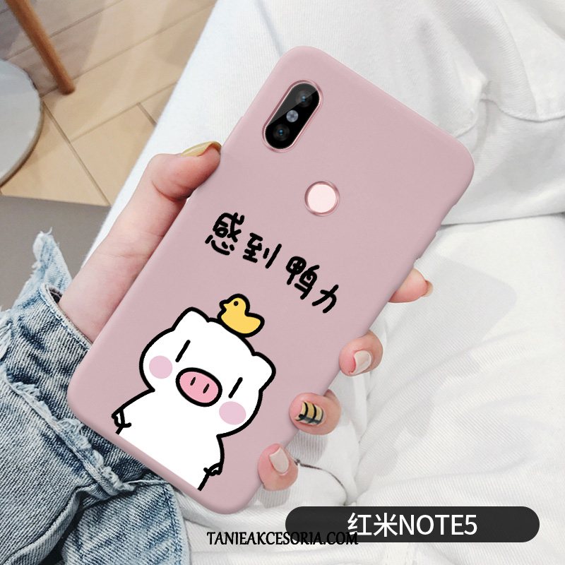 Etui Xiaomi Redmi Note 5 Telefon Komórkowy Piękny Kaczka, Obudowa Xiaomi Redmi Note 5 Modna Marka Kreskówka Silikonowe Beige