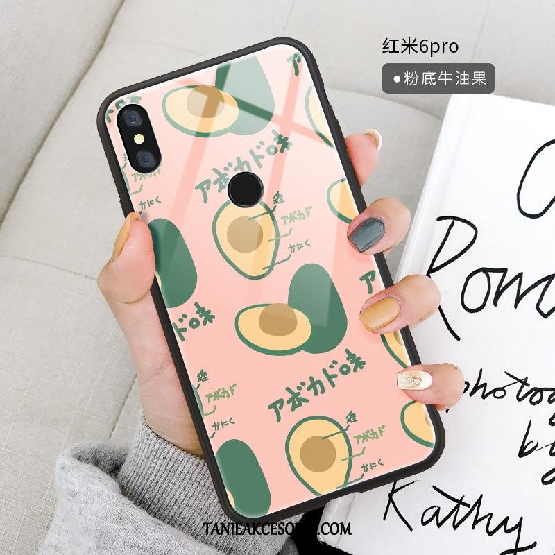 Etui Xiaomi Redmi Note 6 Pro Czerwony Netto Kreatywne Nowy, Pokrowce Xiaomi Redmi Note 6 Pro Anti-fall Kreskówka Silikonowe Beige