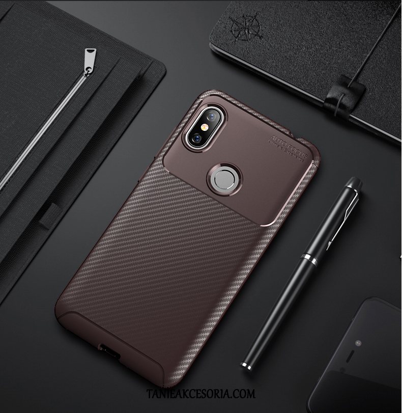 Etui Xiaomi Redmi Note 6 Pro Kreatywne Obrzeża Silikonowe, Futerał Xiaomi Redmi Note 6 Pro All Inclusive Osobowość Anti-fall Beige