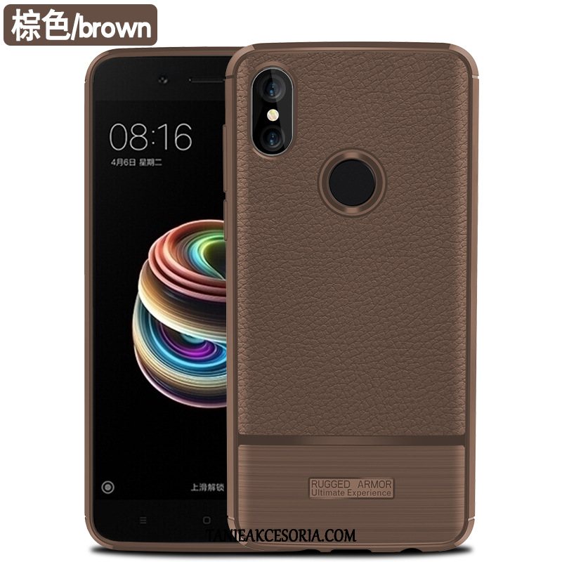 Etui Xiaomi Redmi Note 6 Pro Kreatywne Osobowość Telefon Komórkowy, Obudowa Xiaomi Redmi Note 6 Pro Czerwony Anti-fall All Inclusive Beige