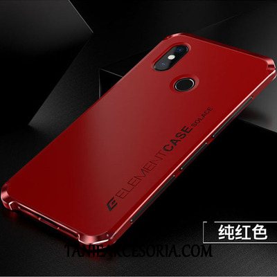 Etui Xiaomi Redmi Note 6 Pro Nubuku Mały Złoto, Pokrowce Xiaomi Redmi Note 6 Pro Tendencja Telefon Komórkowy Czerwony Beige