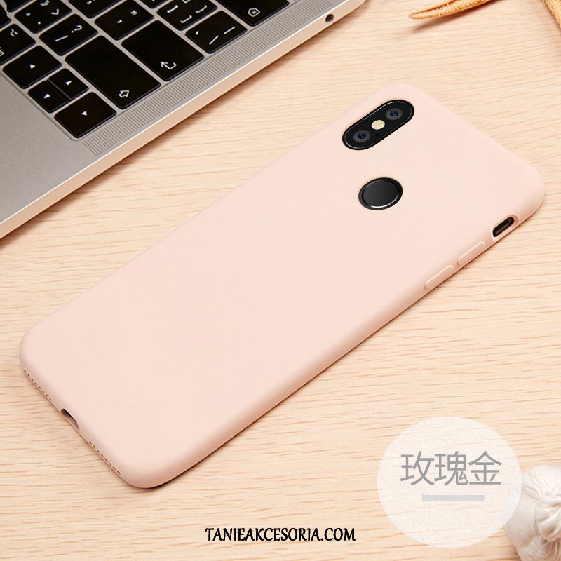 Etui Xiaomi Redmi Note 6 Pro Silikonowe Telefon Komórkowy All Inclusive, Obudowa Xiaomi Redmi Note 6 Pro Czerwony Netto Ochraniacz Miękki Beige