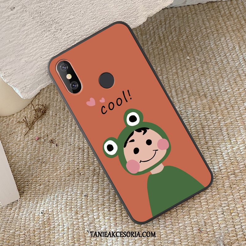 Etui Xiaomi Redmi Note 6 Pro Wzór Czerwony Miękki, Pokrowce Xiaomi Redmi Note 6 Pro Silikonowe Kreatywne Telefon Komórkowy Beige