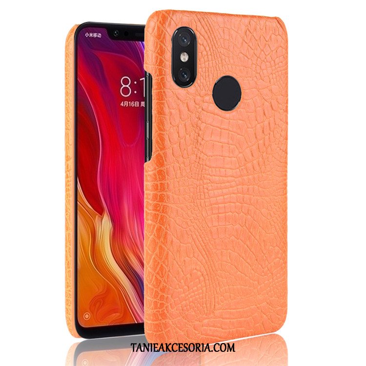 Etui Xiaomi Redmi Note 6 Pro Wzór Krokodyla Mały Trudno, Pokrowce Xiaomi Redmi Note 6 Pro Czerwony Telefon Komórkowy Ochraniacz Orange Beige