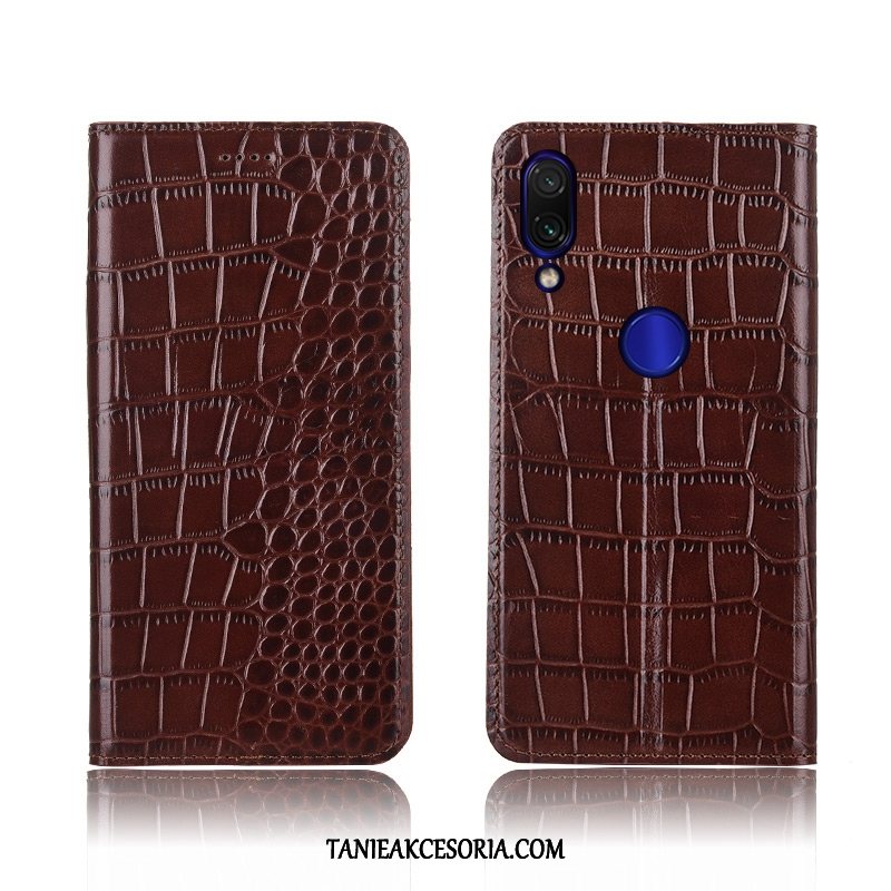 Etui Xiaomi Redmi Note 7 Anti-fall Klapa All Inclusive, Futerał Xiaomi Redmi Note 7 Silikonowe Miękki Niebieski Beige