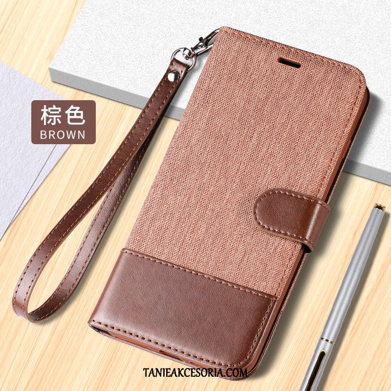 Etui Xiaomi Redmi Note 7 Karta Telefon Komórkowy Mały, Pokrowce Xiaomi Redmi Note 7 Portfel Wspornik Anti-fall Braun Beige