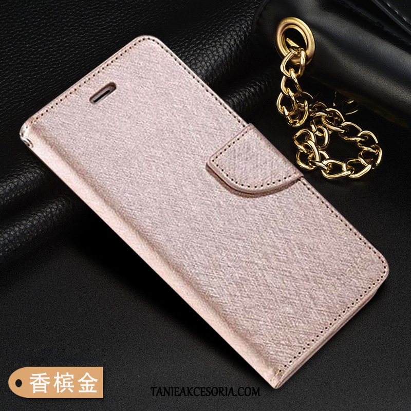 Etui Xiaomi Redmi Note 7 Skórzany Czerwony Ochraniacz, Futerał Xiaomi Redmi Note 7 Mały Telefon Komórkowy Beige