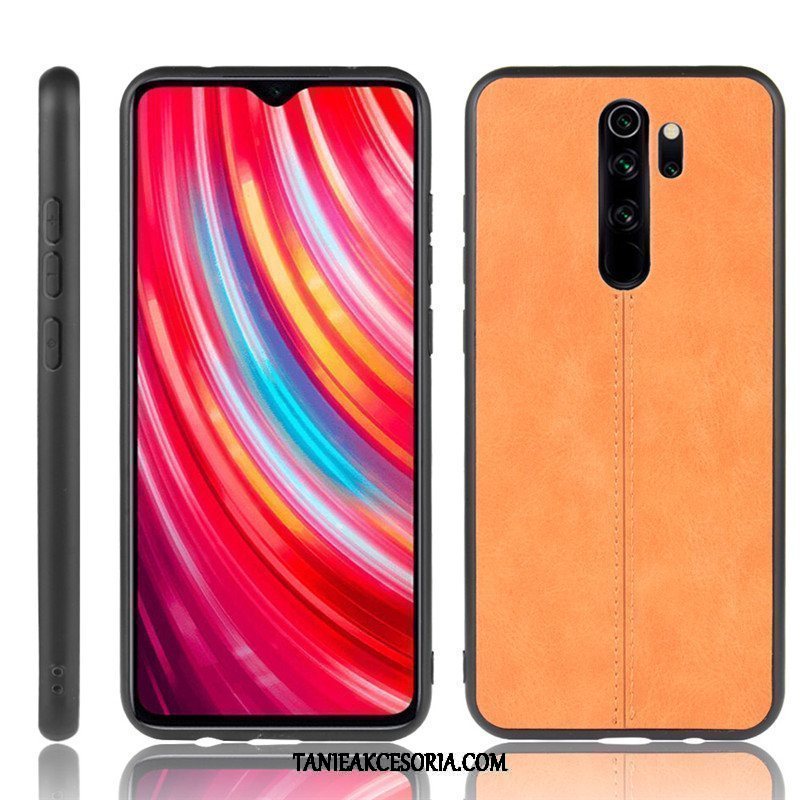 Etui Xiaomi Redmi Note 8 Pro Czarny Czerwony Mały, Obudowa Xiaomi Redmi Note 8 Pro Ochraniacz Telefon Komórkowy Skóra Beige