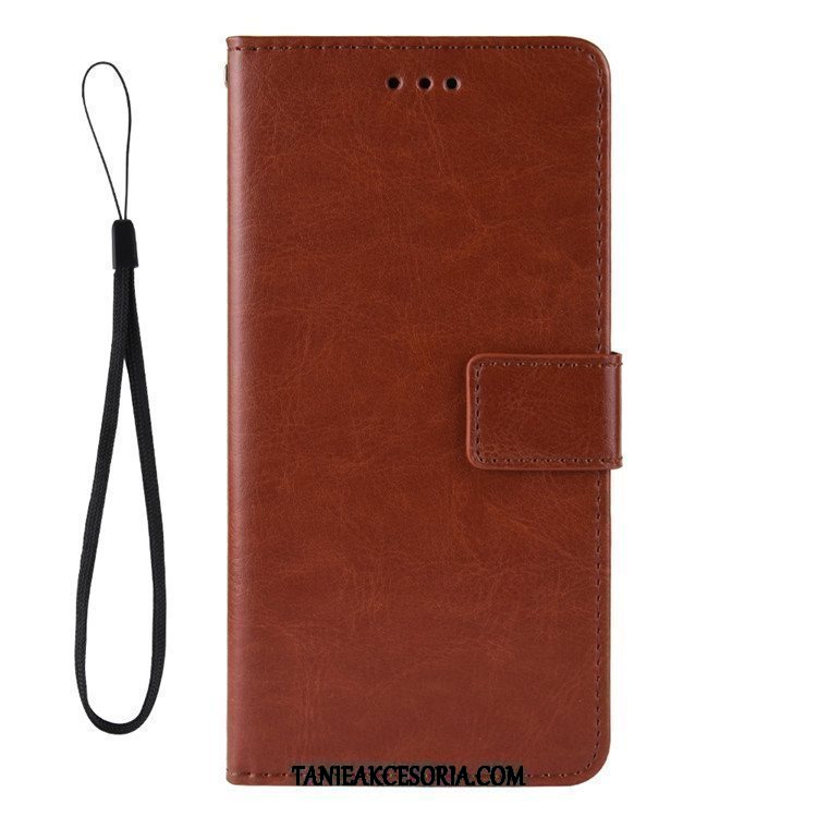 Etui Xiaomi Redmi Note 8 Pro Ochraniacz Wzór Portfel, Obudowa Xiaomi Redmi Note 8 Pro Telefon Komórkowy Skórzany Futerał Czerwony Beige