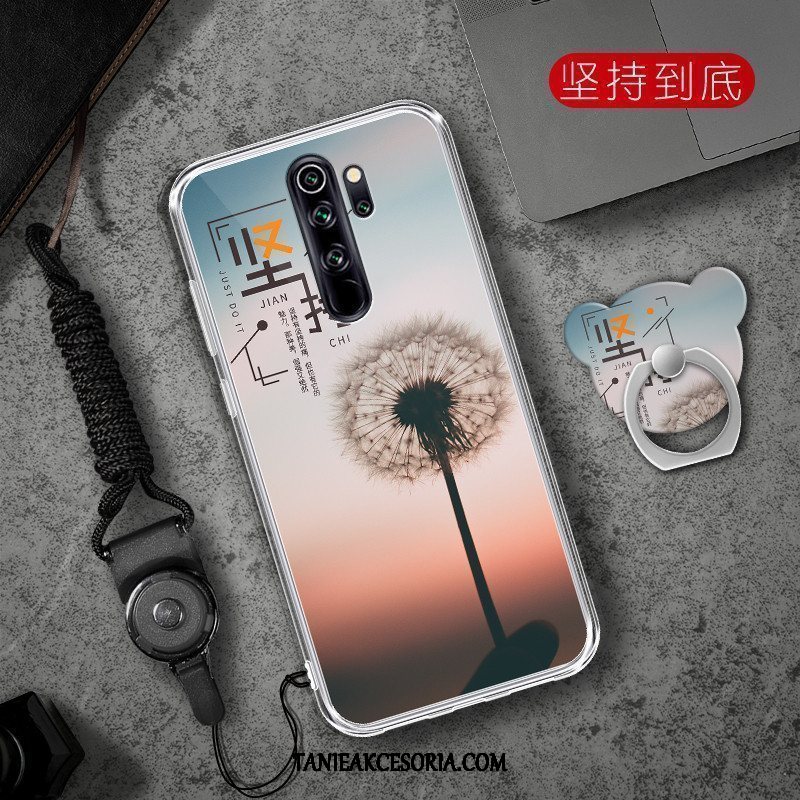 Etui Xiaomi Redmi Note 8 Pro Telefon Komórkowy Tendencja Serce, Futerał Xiaomi Redmi Note 8 Pro Czerwony Miękki Anti-fall Beige