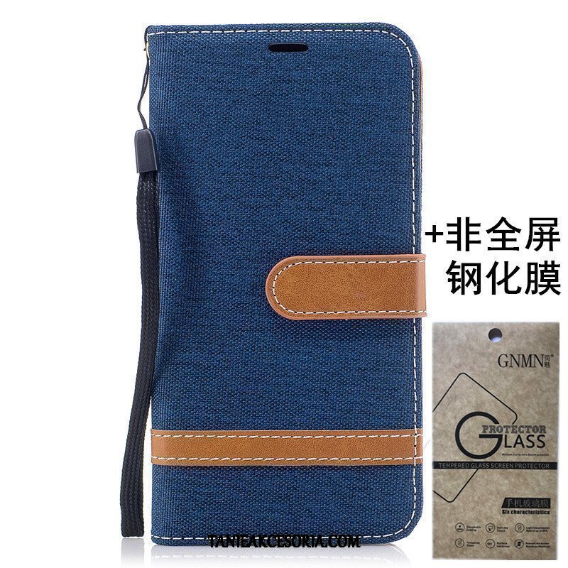 Etui Xiaomi Redmi Note 8t Denim Portfel Skórzany Futerał, Pokrowce Xiaomi Redmi Note 8t Wiszące Ozdoby Kreatywne Telefon Komórkowy Beige