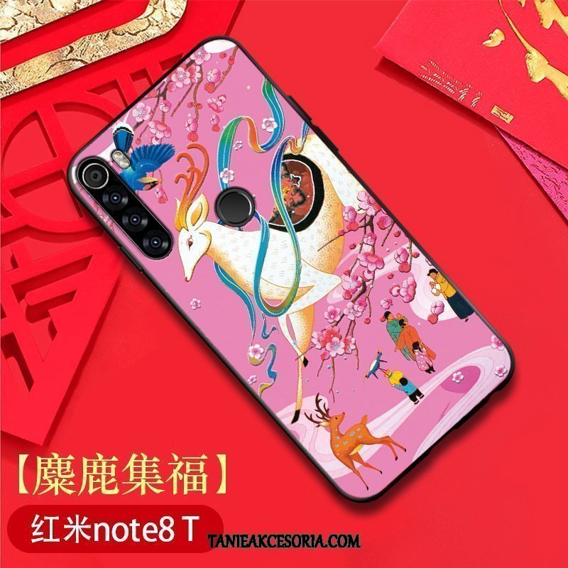 Etui Xiaomi Redmi Note 8t Miękki Telefon Komórkowy Ochraniacz, Pokrowce Xiaomi Redmi Note 8t Anti-fall Chiński Styl All Inclusive Beige