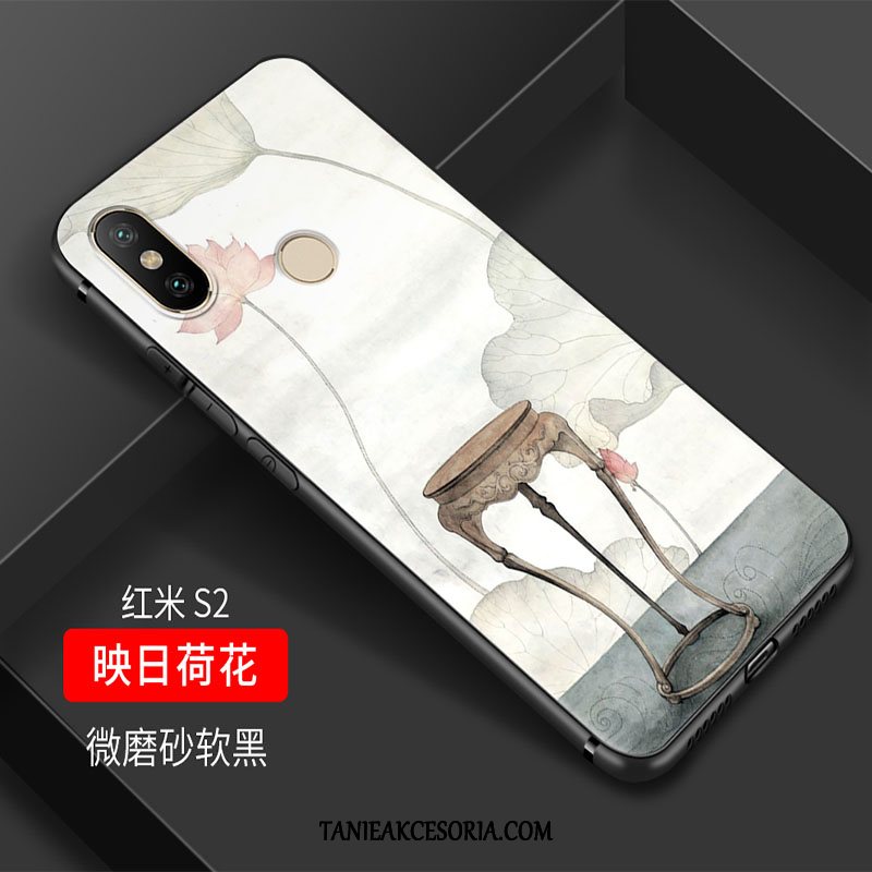 Etui Xiaomi Redmi S2 Chiński Styl Ochraniacz Miękki, Obudowa Xiaomi Redmi S2 Proste Eleganckie All Inclusive Beige