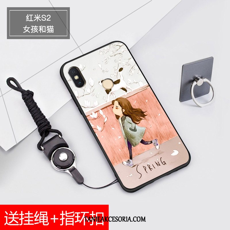 Etui Xiaomi Redmi S2 Miękki Biały Modna Marka, Obudowa Xiaomi Redmi S2 Anti-fall Kreatywne Nubuku Beige