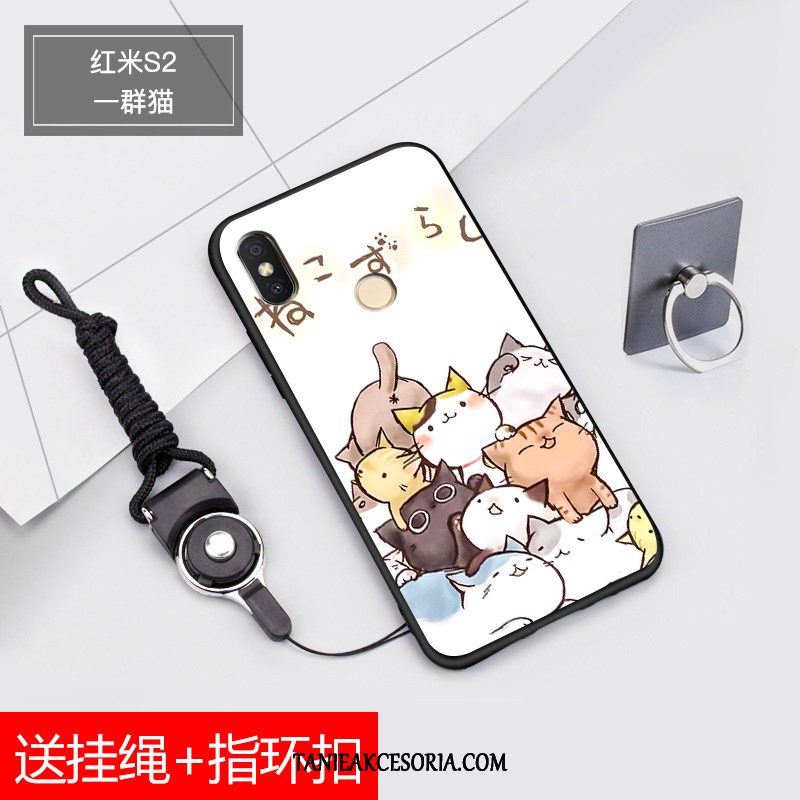 Etui Xiaomi Redmi S2 Miękki Biały Modna Marka, Obudowa Xiaomi Redmi S2 Anti-fall Kreatywne Nubuku Beige