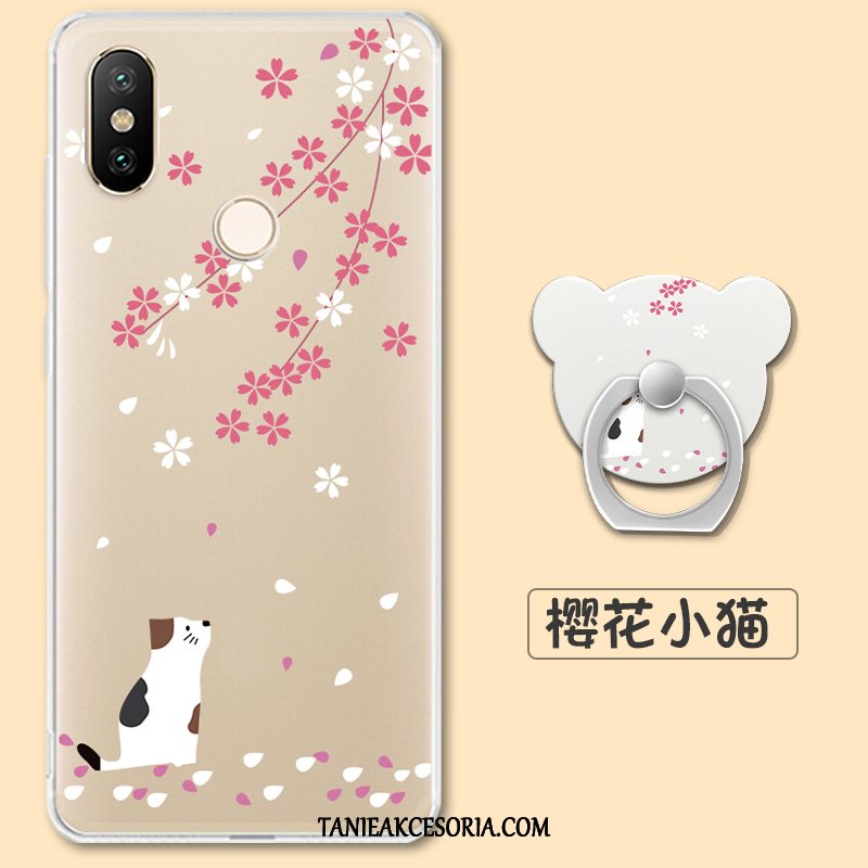 Etui Xiaomi Redmi S2 Przezroczysty Czerwony Tendencja, Obudowa Xiaomi Redmi S2 Silikonowe Telefon Komórkowy Mały Beige