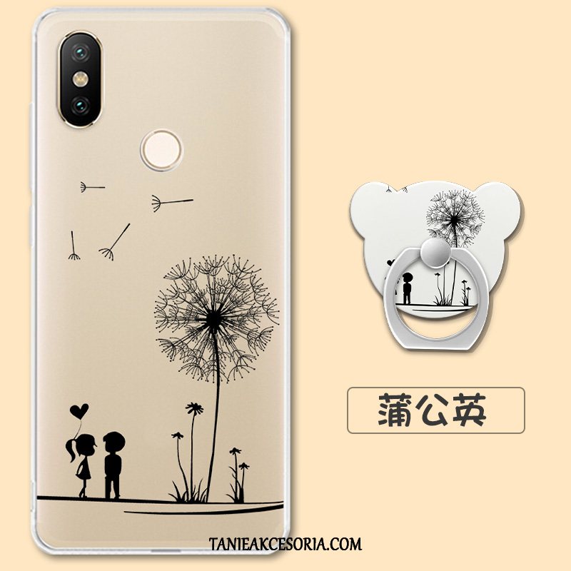 Etui Xiaomi Redmi S2 Przezroczysty Czerwony Tendencja, Obudowa Xiaomi Redmi S2 Silikonowe Telefon Komórkowy Mały Beige