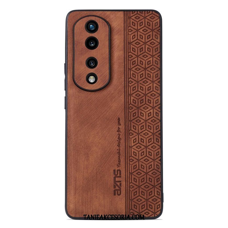 Etui do Honor 70 Efekt Skóry Azns