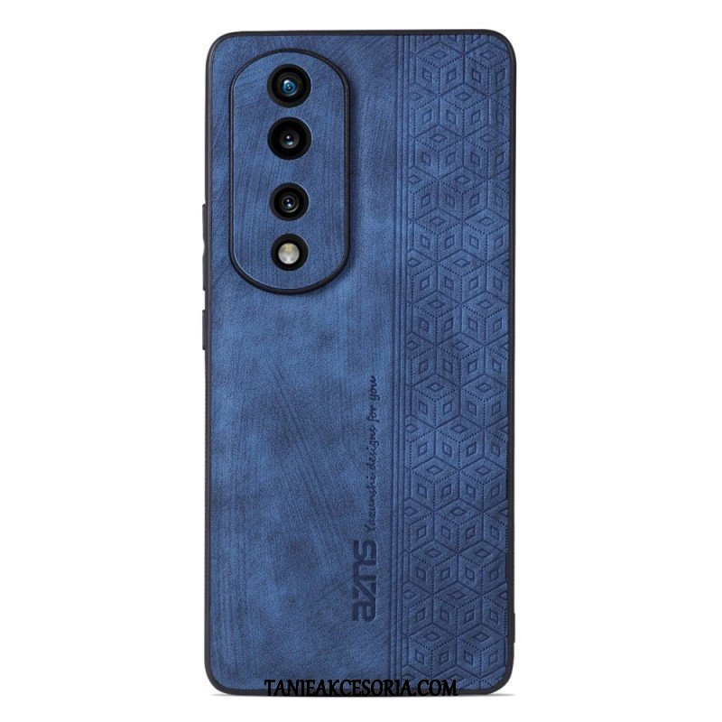 Etui do Honor 70 Efekt Skóry Azns