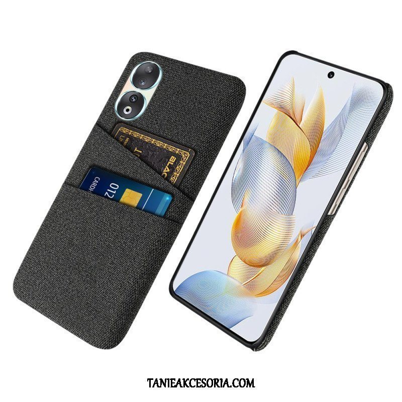 Etui do Honor 90 Materiałowe Etui Na Karty