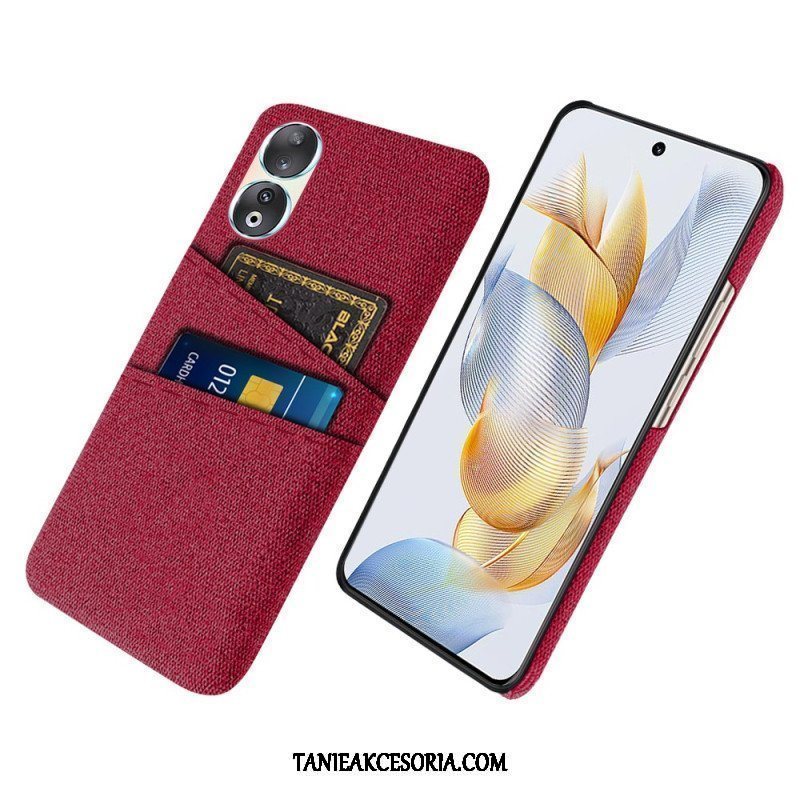 Etui do Honor 90 Materiałowe Etui Na Karty