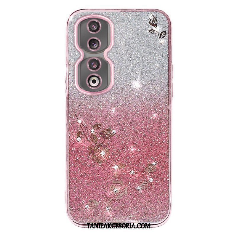 Etui do Honor 90 Pro Brokat W Kolorze Gradientowym