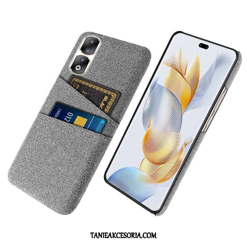 Etui do Honor 90 Pro Materiałowe Etui Na Karty