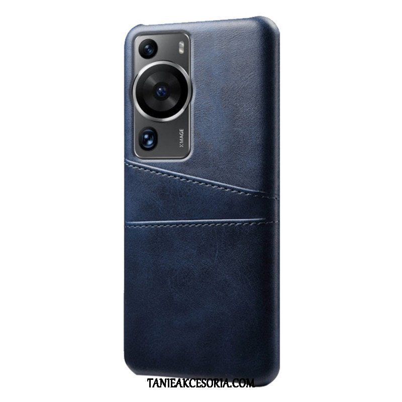 Etui do Huawei P60 Pro Etui Na Karty Z Efektem Skóry