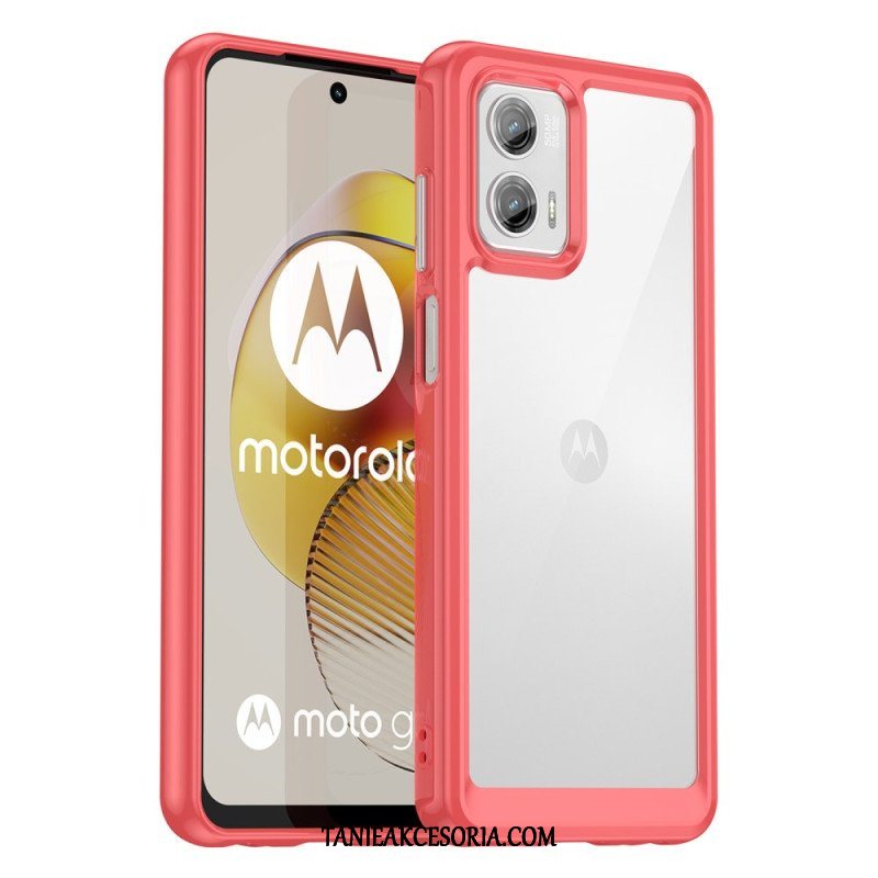 Etui do Moto G73 5G Przezroczysta Hybryda